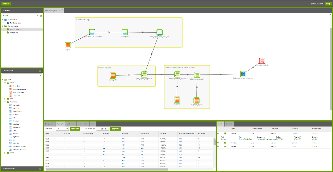 Matillion ETL UI