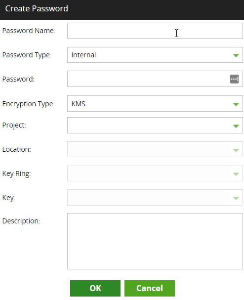 Creating a password using GCP KMS