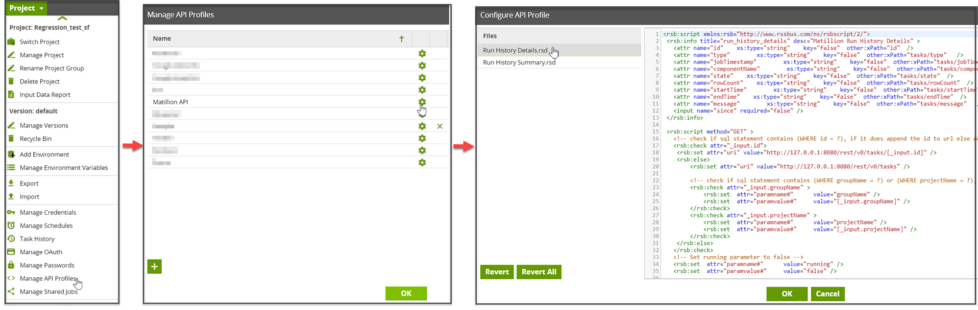 Project-ManageAPI-Configure API