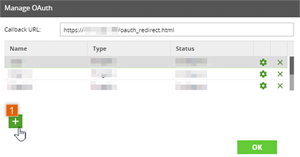 Manage OAuth