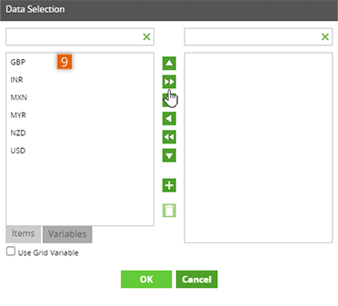 API Query Component-Data Selection