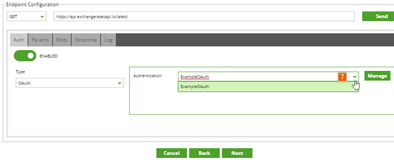 Select OAuth