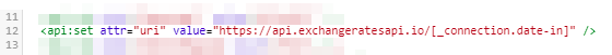 Adding URI Parameter in RSD
