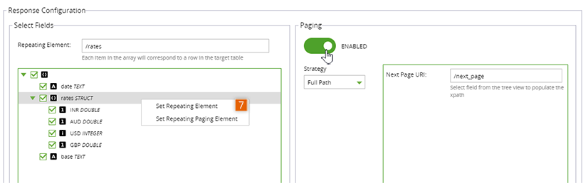 Response Configuration