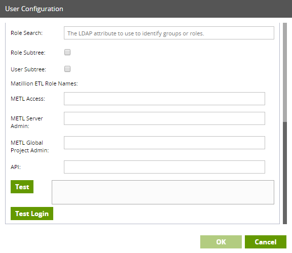 User Configuration