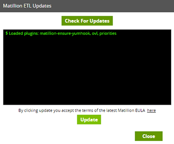 Matillion ETL Updates