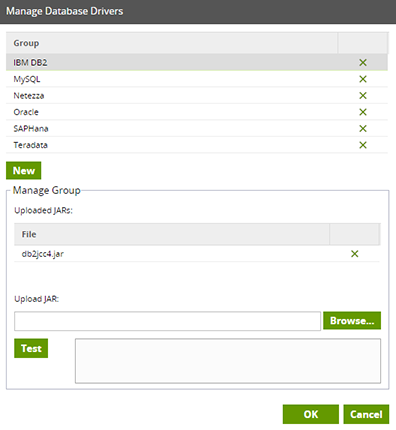Manage Database Drivers