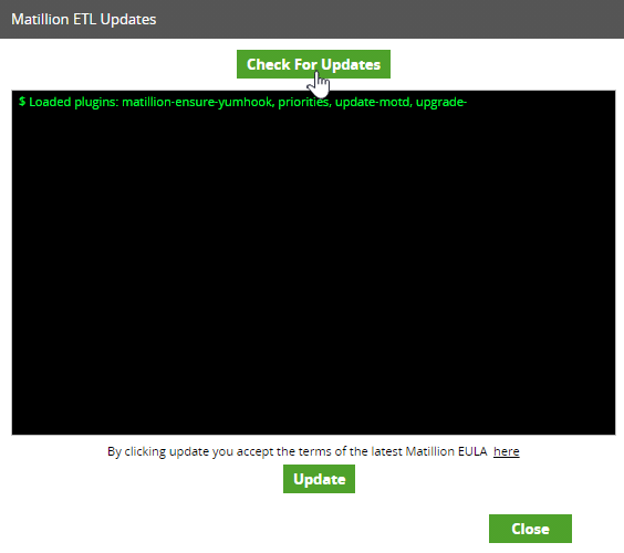 Matillion ETL Updates