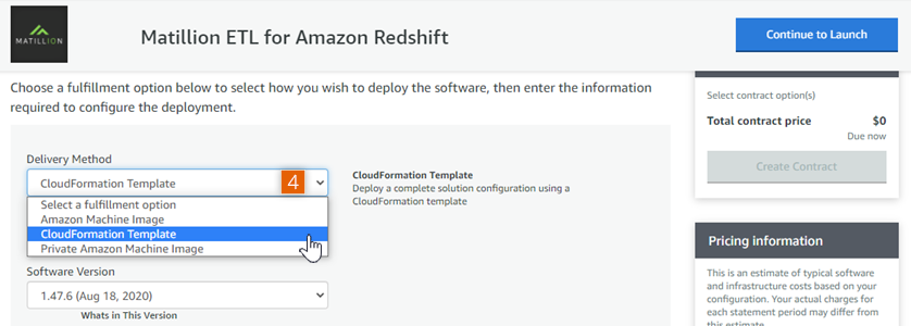 Select CloudFormation