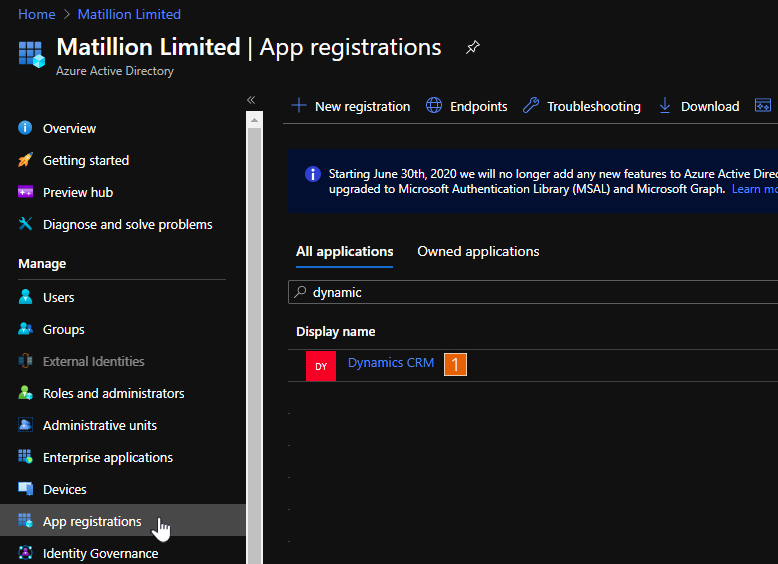 App Registration