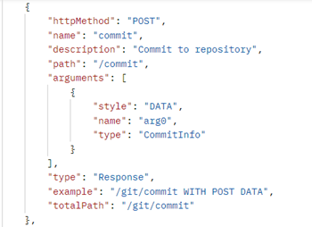 SCM commit endpoint